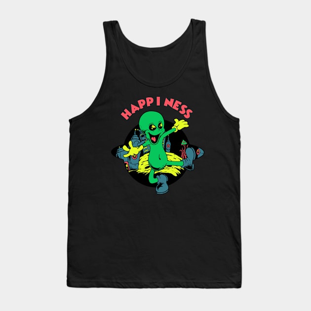 Happiness Tank Top by Alien Version